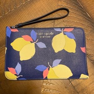 Kate spade lemon zest wristlet